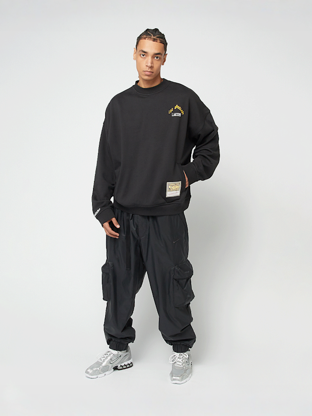 Mitchell & Ness, NBA Oversweep Crewneck Sweater LA Lakers, black, Image 7 of 7