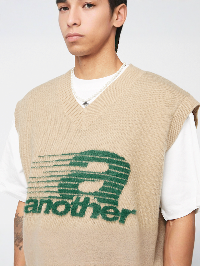 Another Cotton Lab, A Sweater Vest, beige, Image 3 of 4