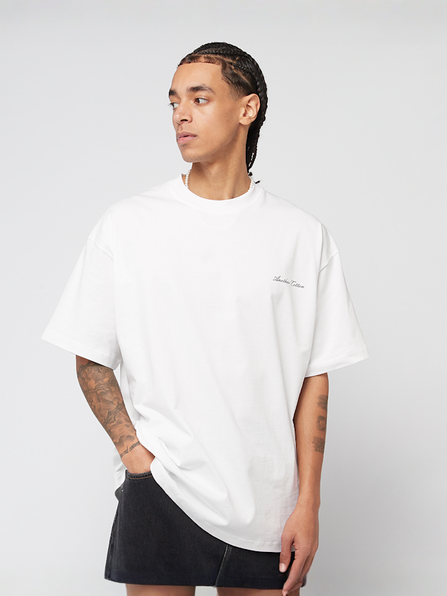 Another Cotton Lab, Deuce Oversized T-Shirt, white, Image 2 of 5