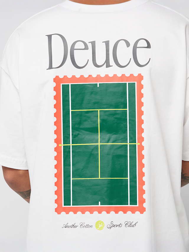 Another Cotton Lab, Deuce Oversized T-Shirt, white, Image 4 of 5