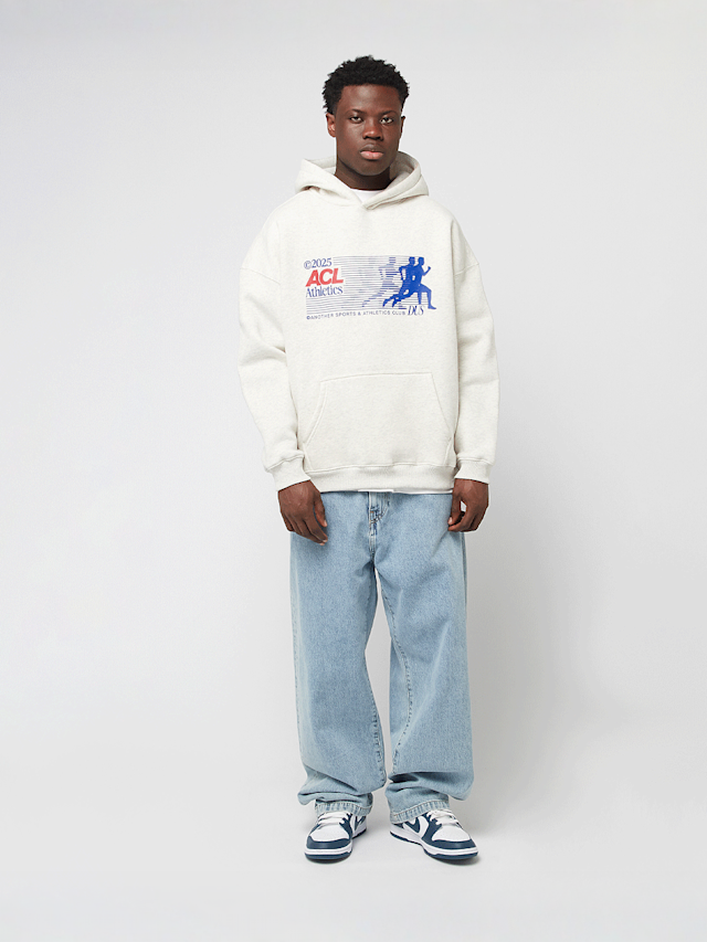 Another Cotton Lab, Athletics Oversized Hoodie, grey, Image 4 of 4