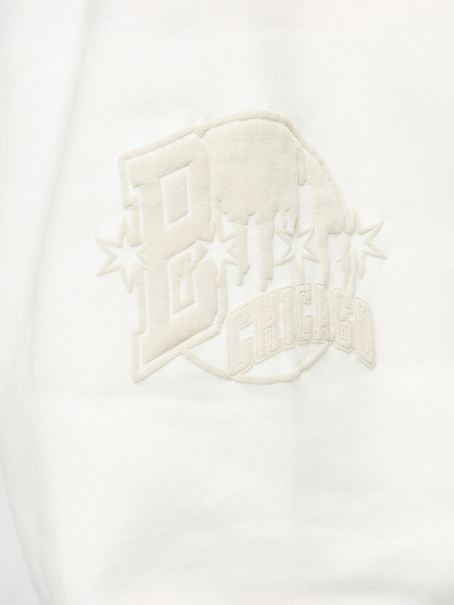 Mitchell & Ness, NBA Elite Neutrals Oversized Hoodie Chicago Bulls, white, Image 5 of 7