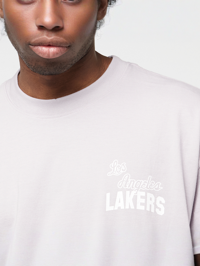 Mitchell & Ness, NBA Elite Neutrals Oversized Tee LA Lakers, purple, Image 3 of 6