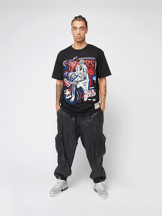 Mitchell & Ness, NBA Chalked Up Tee Philadelphia 76ers, black, Image 5 of 5