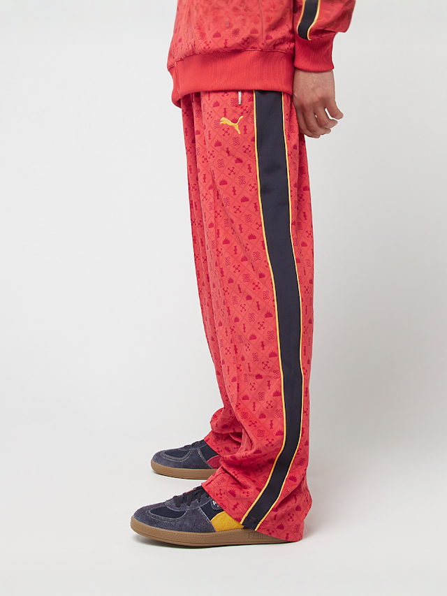 PUMA, T7 Road To Unity All Over Print Relaxed Straight Tracküants DK, red, Image 2 of 6