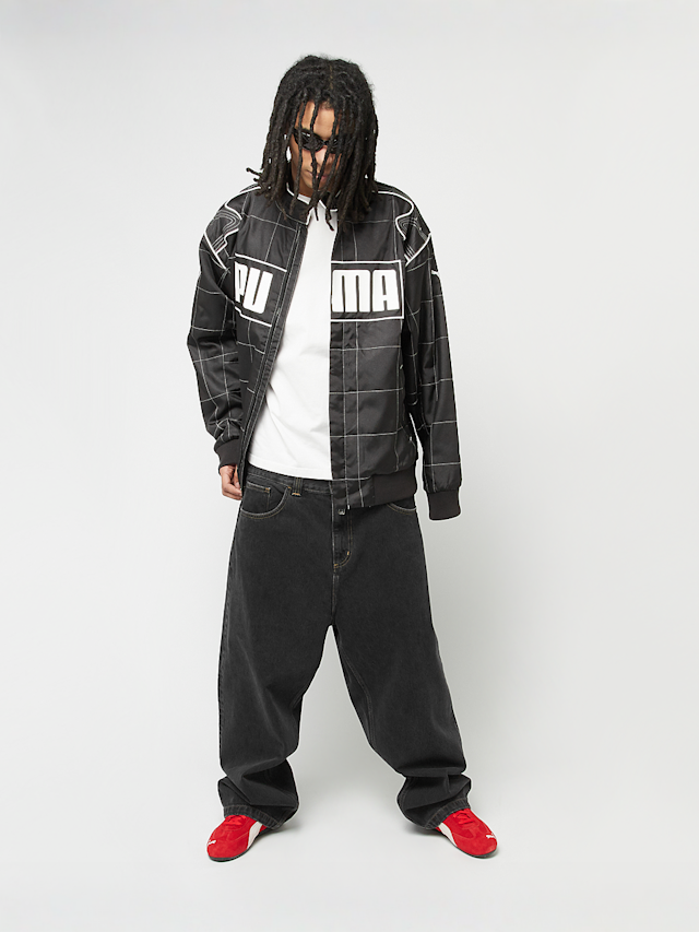 PUMA, Archive Seasonal Relaxed Racer Jacket, black, Image 7 of 7