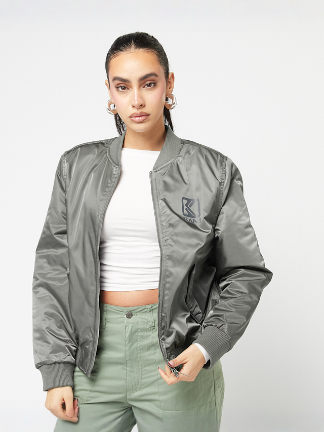Karl Kani, OG Bomber Jacket, grey, Image 1 of 5