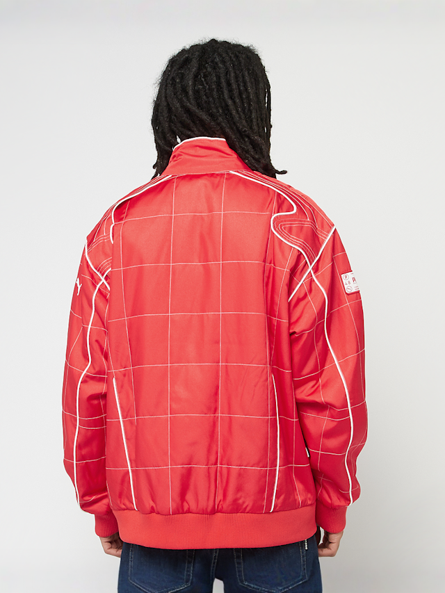 PUMA, Archive Seasonal Relaxed Racer Jacket, red, Image 2 of 7