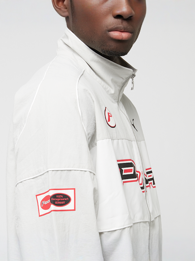 PUMA, SDS Relaxed Graphic Track Jacket WV, grey, Image 4 of 5