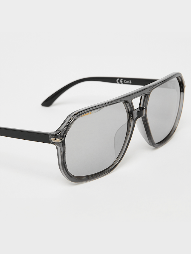 SNIPES, Piloten Sonnenbrille, grey, Image 3 of 3