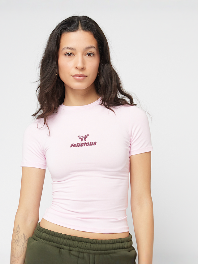 Felicious, Basic Tight Logo T-Shirt, light pink, Image 1 of 4