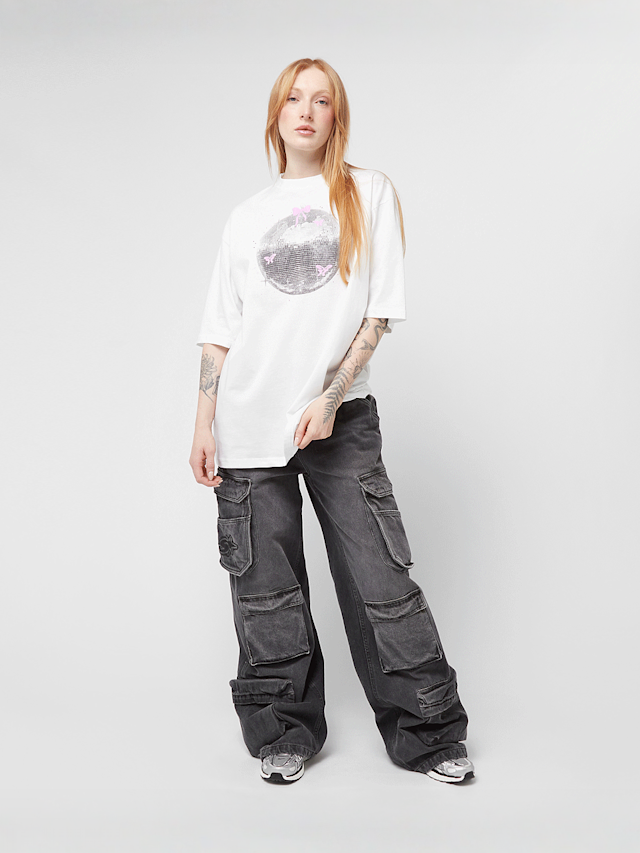 Felicious, Boyfriend Tee Disco, white, Image 4 of 4