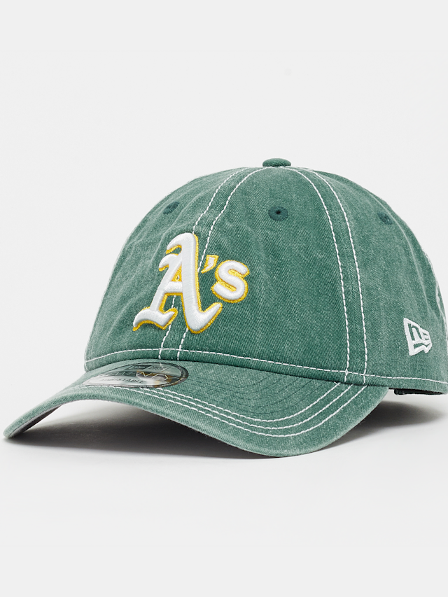 New Era, 9Twenty Washed Contrast Athletics - 2025, green, Image 1 of 4