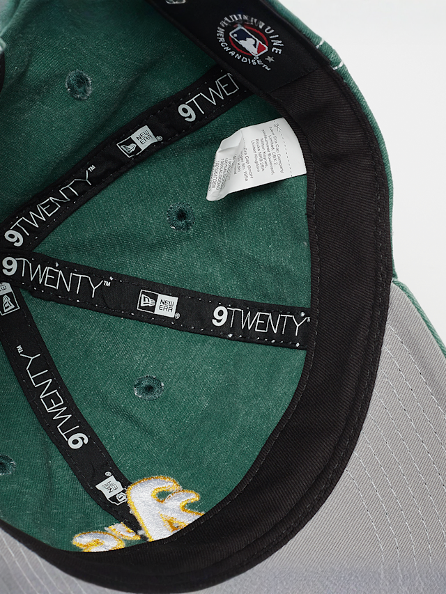 New Era, 9Twenty Washed Contrast Athletics - 2025, green, Image 3 of 4