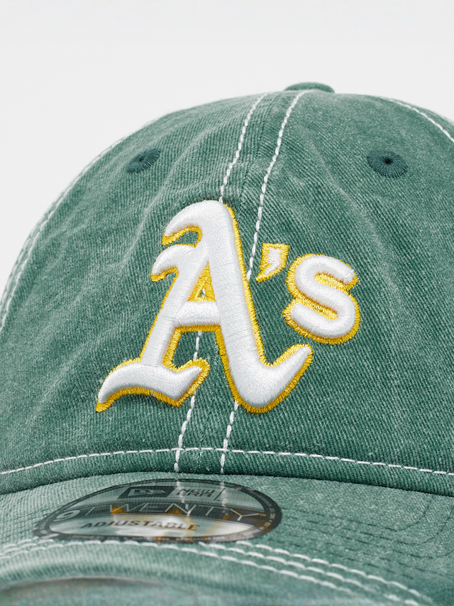 New Era, 9Twenty Washed Contrast Athletics - 2025, green, Image 4 of 4