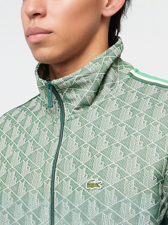 Lacoste, SWEATSHIRT black, green, Image 3 of 6