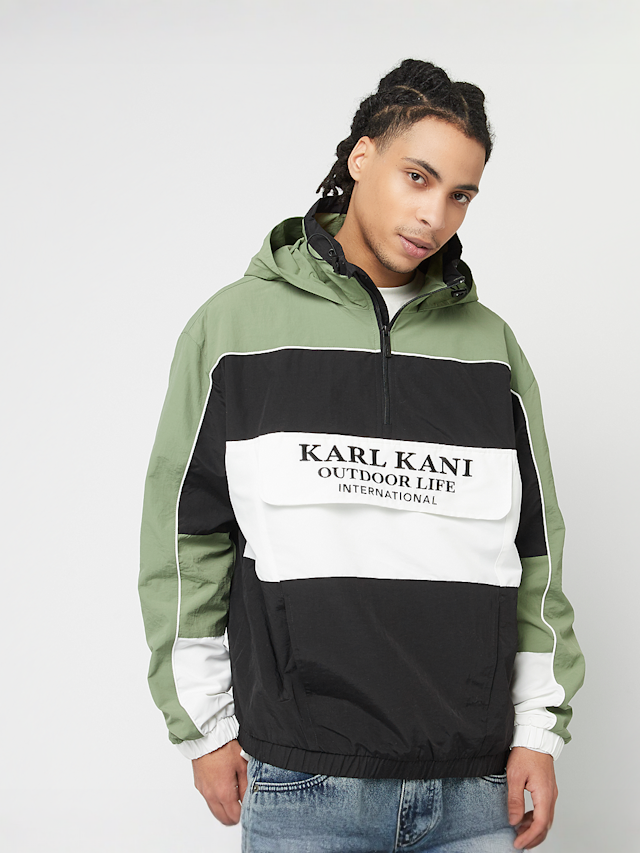 Karl Kani, Woven Retro Windbreaker, green, Image 1 of 6