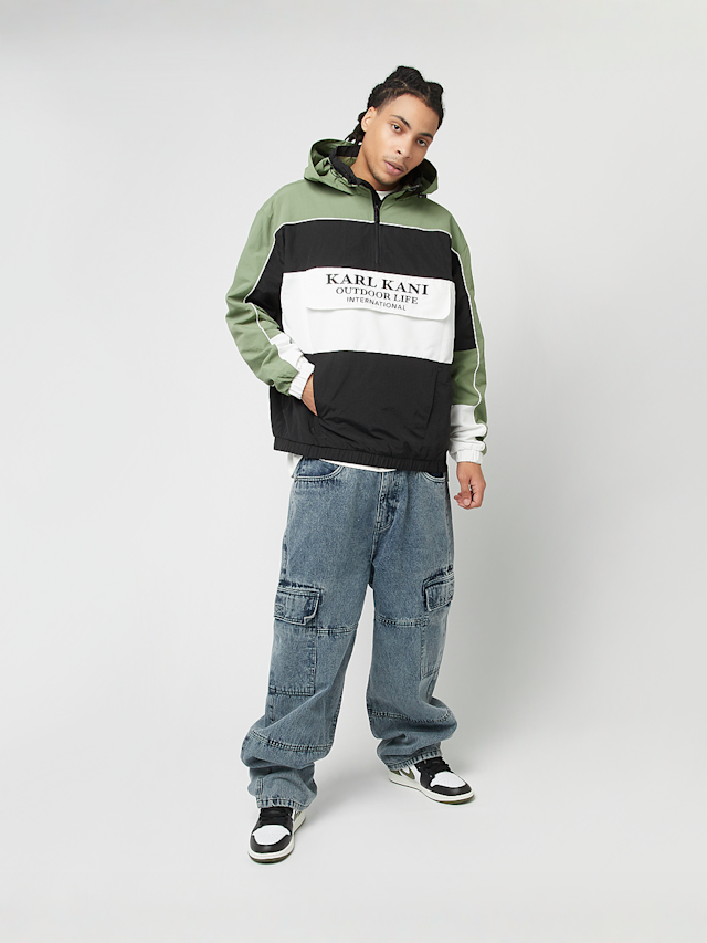 Karl Kani, Woven Retro Windbreaker, green, Image 6 of 6