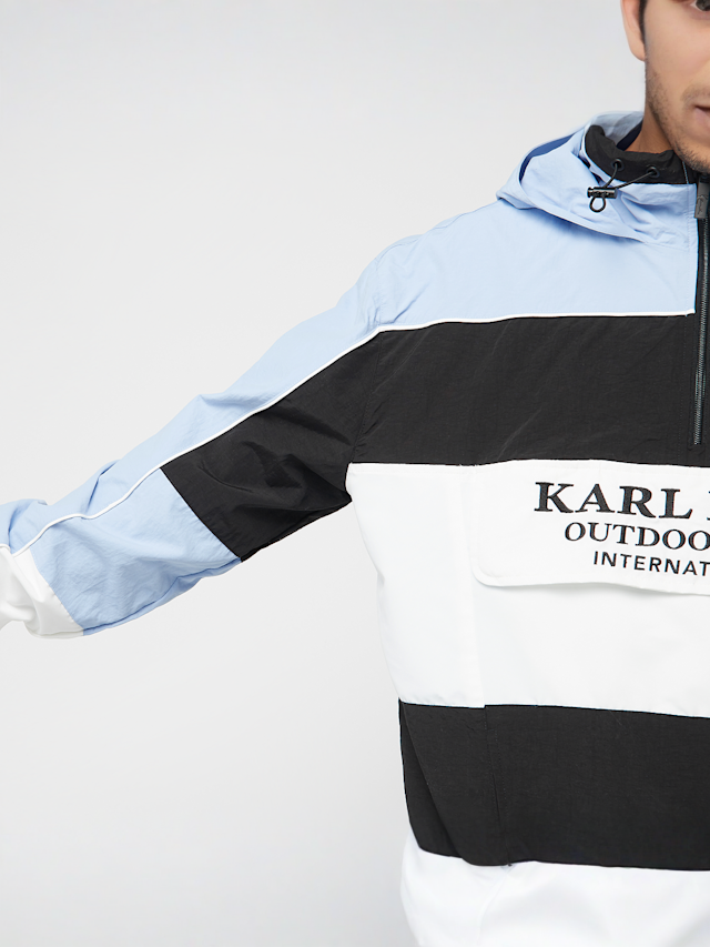 Karl Kani, Woven Retro Windbreaker, blue, Image 4 of 6