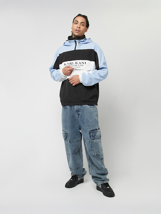 Karl Kani, Woven Retro Windbreaker, blue, Image 6 of 6