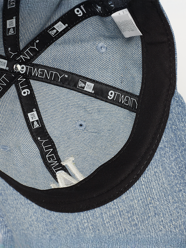 New Era, Female 9Twenty Acid Denim Los Angeles Dodgers, blue, Image 3 of 4