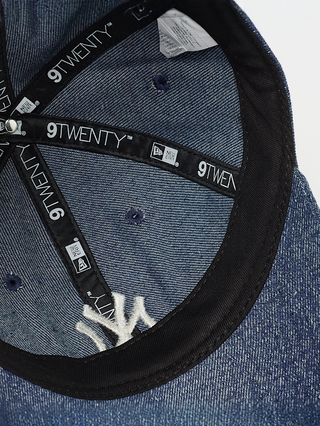 New Era, Female 9Twenty Acid Denim New York Yankees, blue, Image 3 of 4