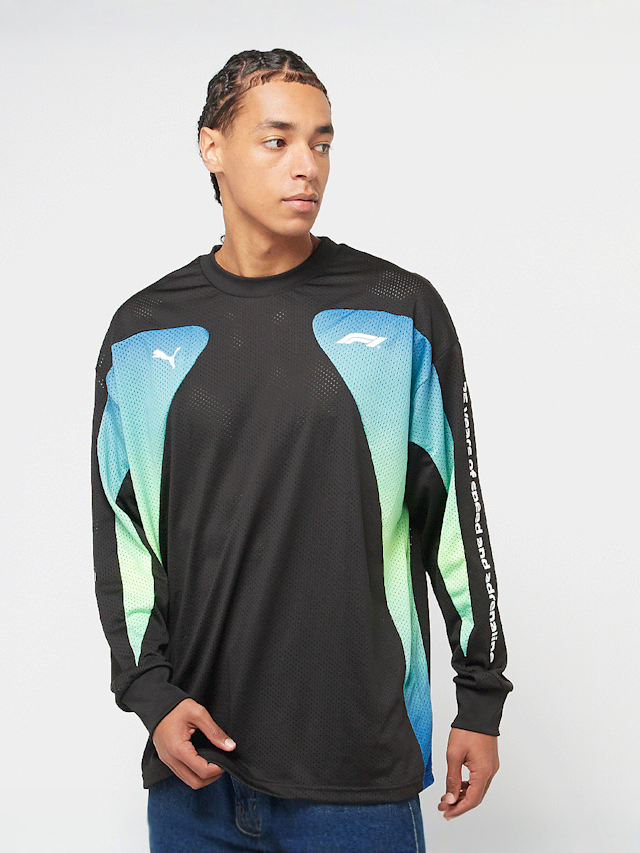PUMA, F1 Oversized Longsleeve Tee, czarny, Obraz 1 z 7