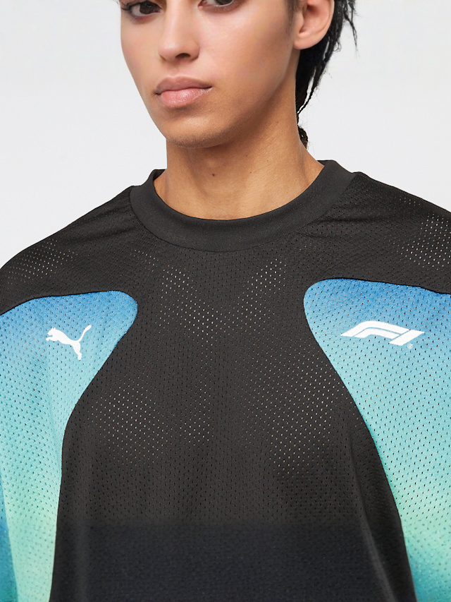 PUMA, F1 Oversized Longsleeve Tee, zwart, Afbeelding 3 van 7
