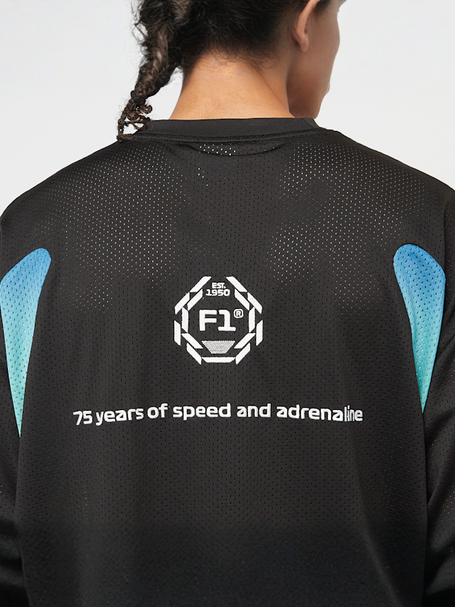 PUMA, F1 Oversized Longsleeve Tee, czarny, Obraz 6 z 7