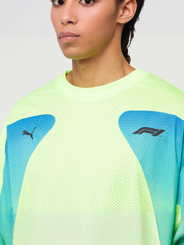 PUMA, F1 Oversized Longsleeve Tee, green, Image 3 of 7