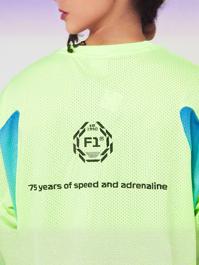 PUMA, F1 Oversized Longsleeve Tee, green, Image 6 of 7