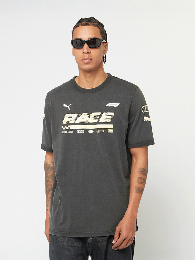 PUMA, F1 Graphic Ringer Tee, grey, Image 1 of 7