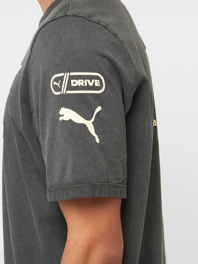 PUMA, F1 Graphic Ringer Tee, grey, Image 5 of 7