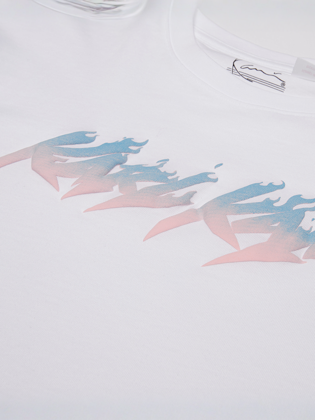 Karl Kani, Kani Flames Oversized Tee, white, Image 3 of 3