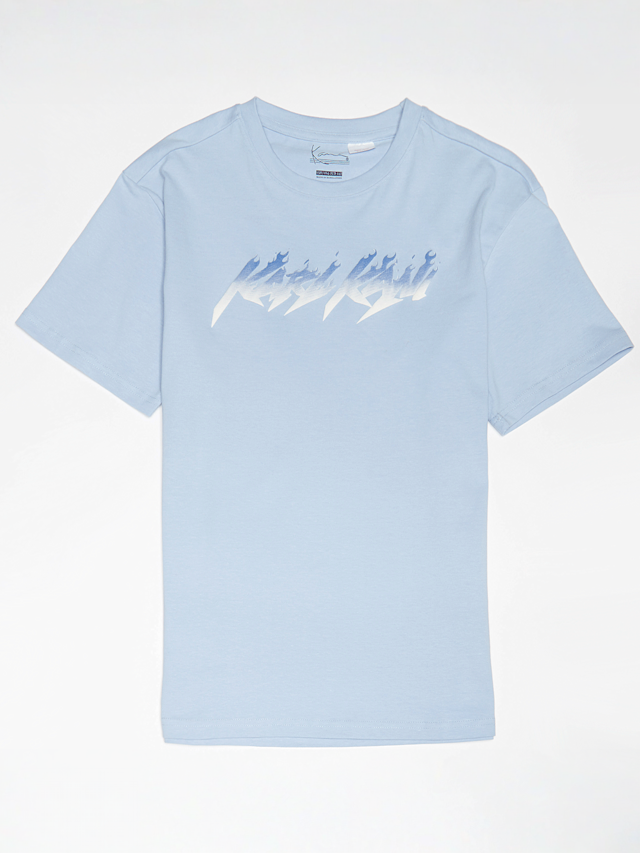 Karl Kani, Kani Flames Oversized Tee Junior, blue, Image 1 of 3