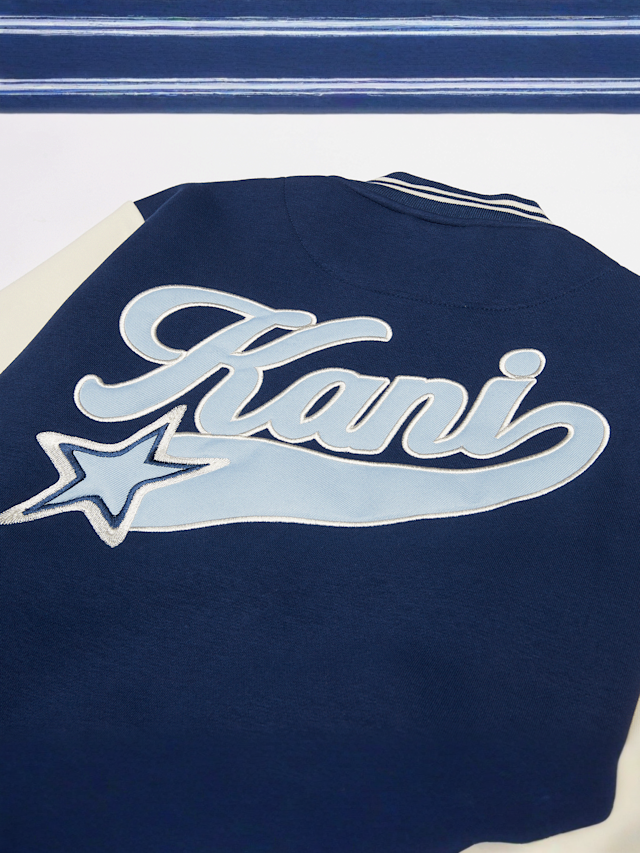 Karl Kani, Kani Varsity Star Sweat Collegejacket Junior, blue, Image 5 of 5
