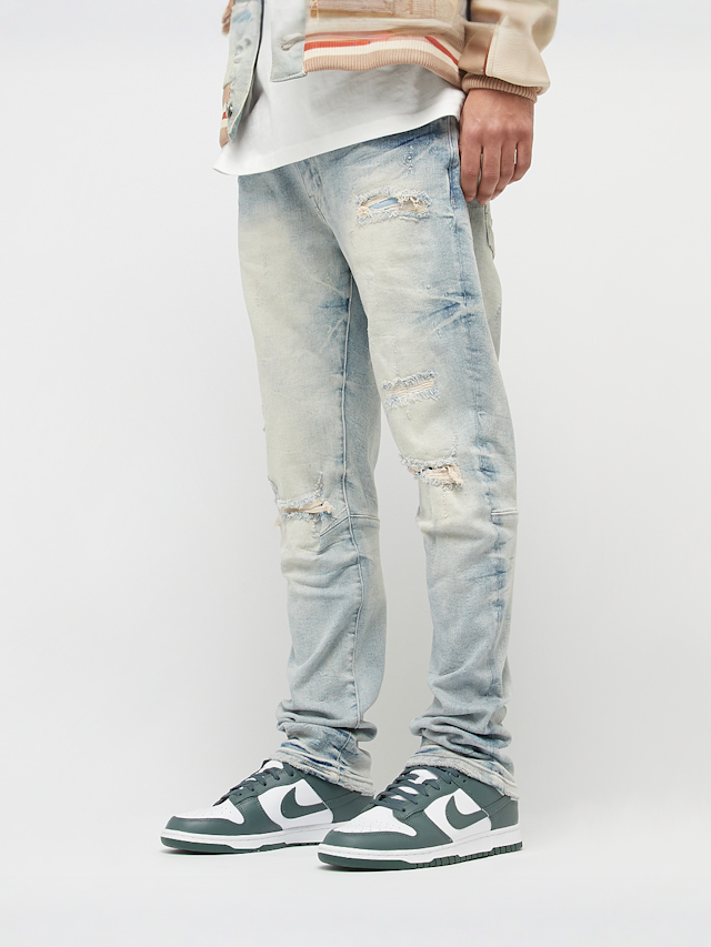 Smoke Rise, WAVE EFFECT JEANS CASCADE BLUE, blue, Image 1 of 6