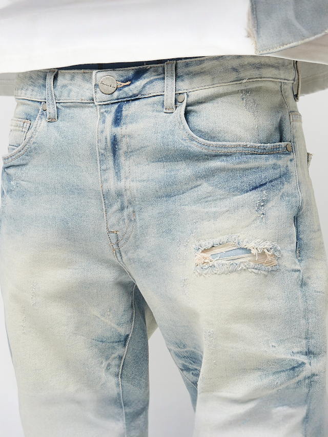 Smoke Rise, WAVE EFFECT JEANS CASCADE BLUE, blue, Image 3 of 6