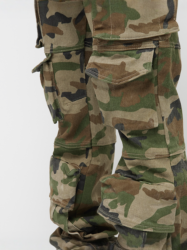 Smoke Rise, Fashion Utility Twill Pants, camouflage, Image 3 of 6
