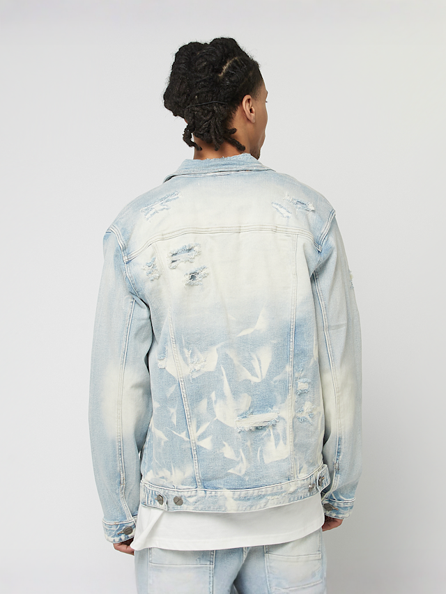 Smoke Rise, Vintage Rip & Repair Denim Jacket, blue, Image 2 of 4