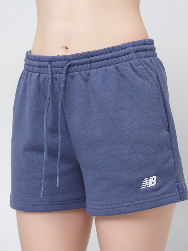New Balance, Sport Essentials French Terry Shorts, blue, Image 3 of 4