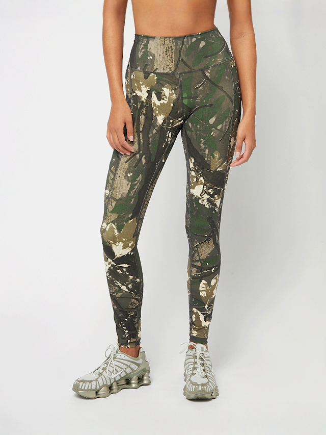 Smoke Rise, All Over Print Yoga Pants, camouflage, Image 1 of 4