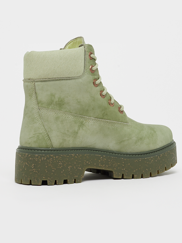 Timberland, Stone Street 6in Boot Light Green Nubuck, green, Image 3 of 7