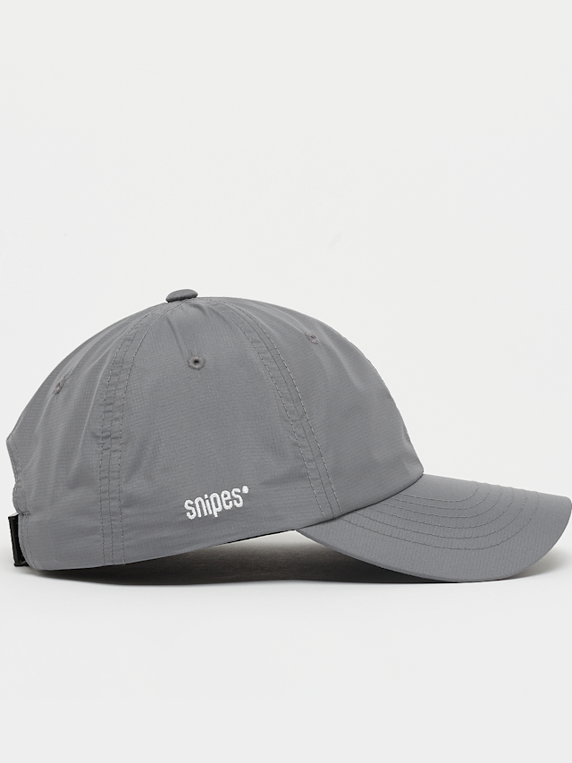 SNIPES, Basic Logo Ripstop Baseball Cap, grey, Image 2 of 5