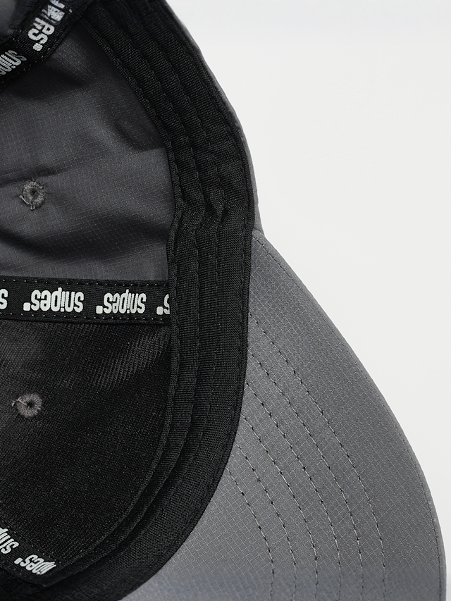 SNIPES, Basic Logo Ripstop Baseball Cap, grey, Image 4 of 5
