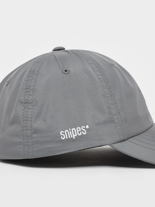 SNIPES, Basic Logo Ripstop Baseball Cap, grey, Image 5 of 5