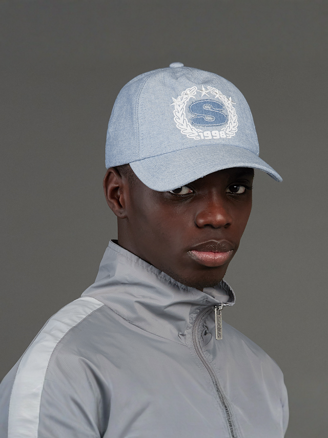 SNIPES, S Emblem Denim Cap, blue, Image 1 of 5