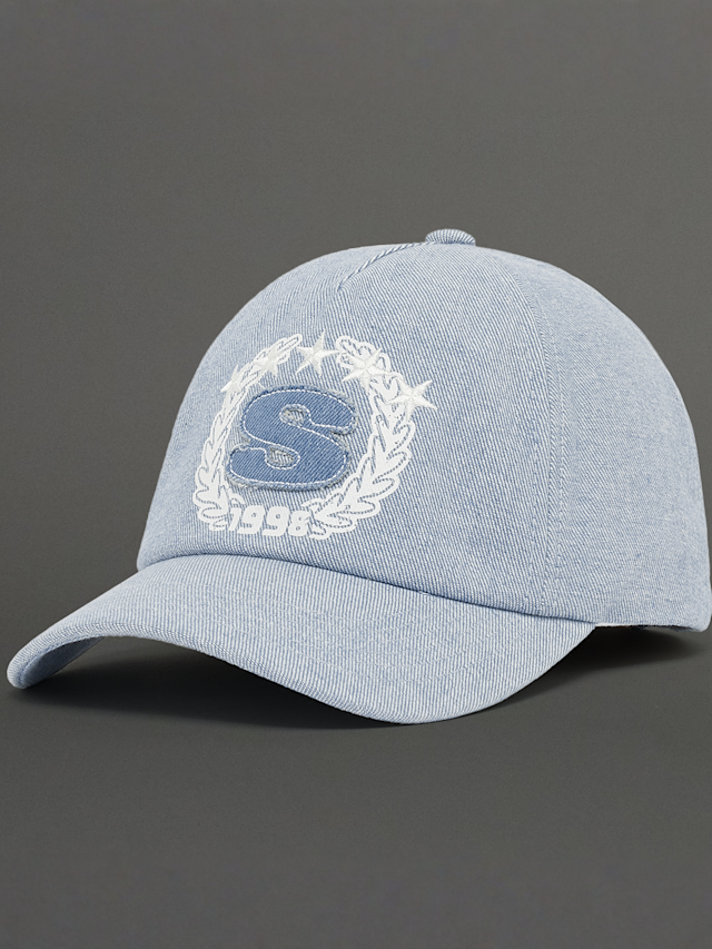 SNIPES, S Emblem Denim Cap, blue, Image 2 of 5