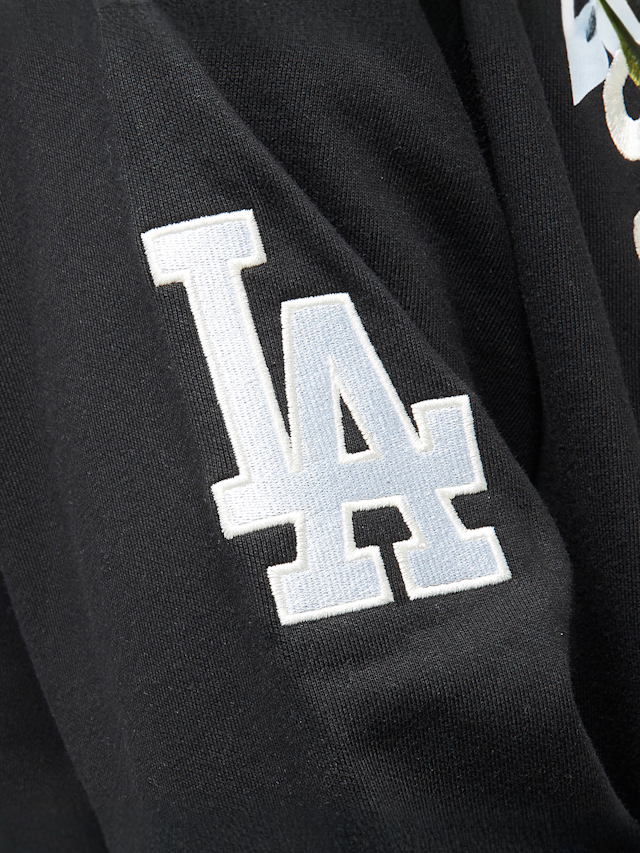 New Era, MLB Floral Graphic Hoodie Los Angeles Dodgers, black, Image 5 of 6