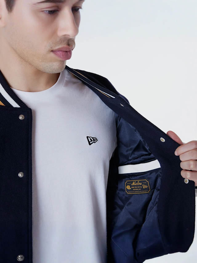 New Era, MLB Floral Varsity Jacket New York Yankees, blue, Image 6 of 7